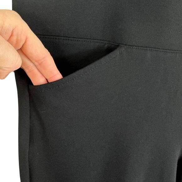 Torrid Pixie Black High Rise Cropped Skinny Pull On Dressy Legging Pants 3X Tall - Picture 4 of 7